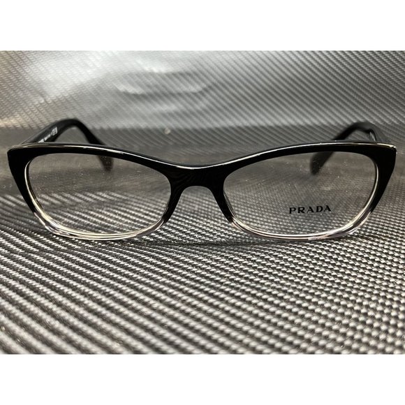 Prada Black Cat Eye 53mm Women's Eyeglasses - Picture 4 of 4